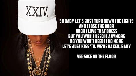 bruno mars versace on the floor download|versace on the floor lyrics.